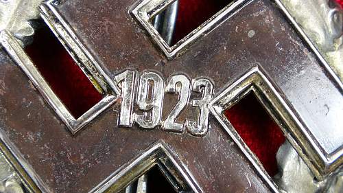 1923 Gau Honor Badge-in Brown