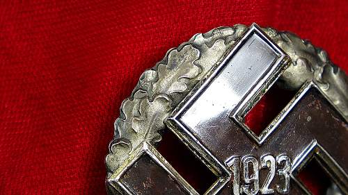 1923 Gau Honor Badge-in Brown