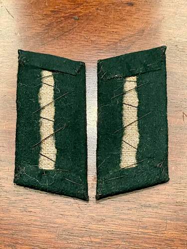 Unknown Collar Tabs... Please help to identify.