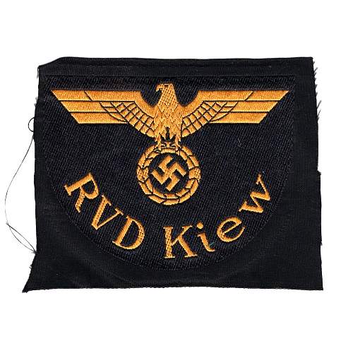 Deutsches Reichsbahn RVD Kiew Insignia (Suspect)