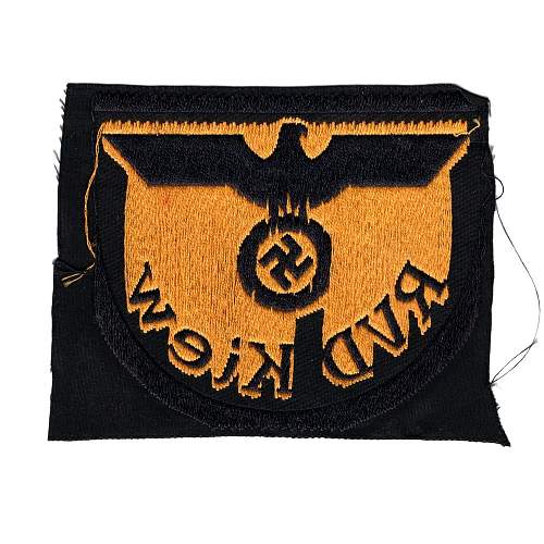 Deutsches Reichsbahn RVD Kiew Insignia (Suspect)