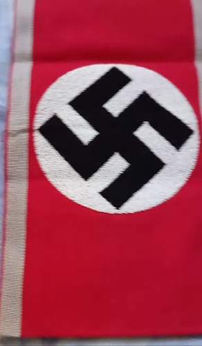 Armbinde NSDAP,  wool.  Need  opinion.