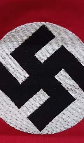 Armbinde NSDAP,  wool.  Need  opinion.