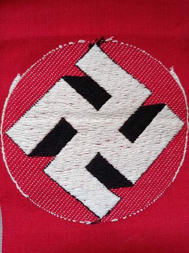 Armbinde NSDAP,  wool.  Need  opinion.