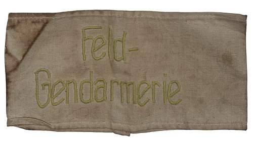 Feld-Gendarmerie armband