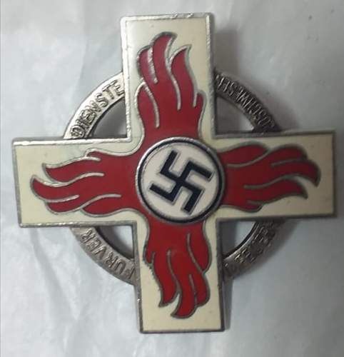 Reichsfeuerwehr ehrenzeichen 1 klasse