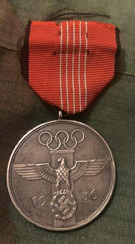 1936 Olympic Medal