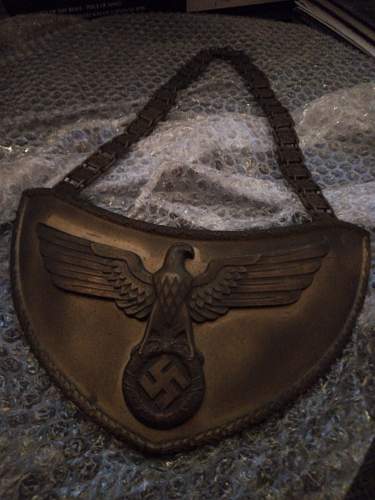 NSDAP gorget cleaning