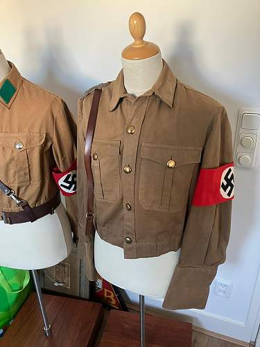 NSDAP brown shirt - Political restoration - looking for tips.