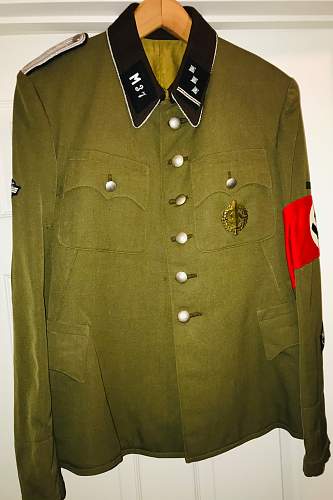 Obersturmführer Ranked Closed Collar NSKK Uniform