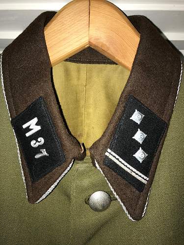 Obersturmführer Ranked Closed Collar NSKK Uniform