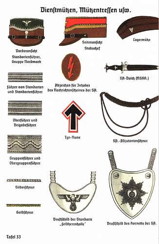 NSDAP / SA Flag Bearer Gorget Assmann