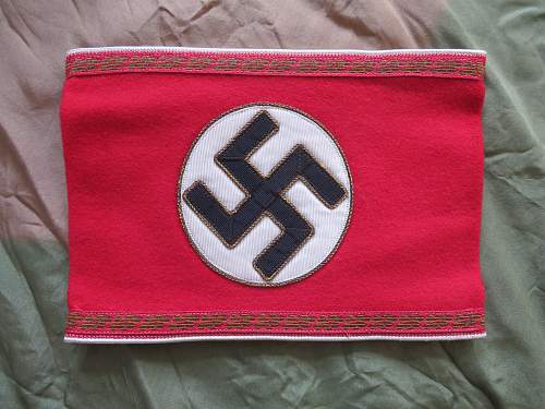 NSDAP Kreisleitung armband, stunning condition.