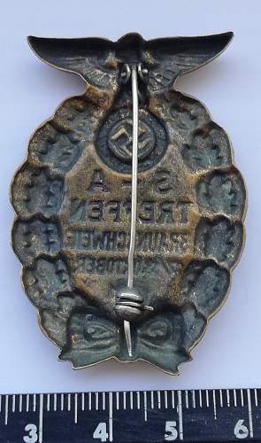 SA Treffen Braunschweig 1931 rally badge