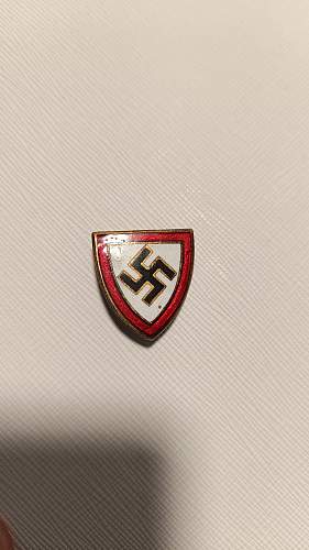 Swastika badge