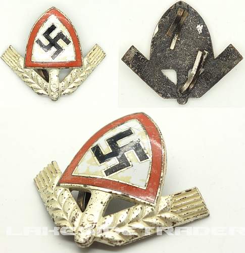 Swastika badge