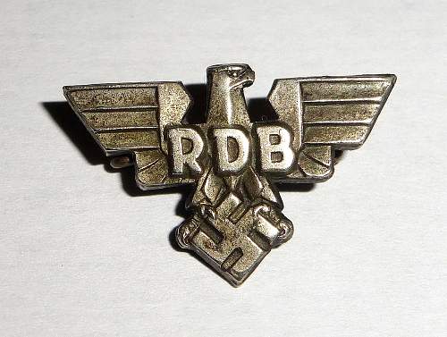 « Reichsbund der Deutschen Beamten » badge, marked with an unknown maker