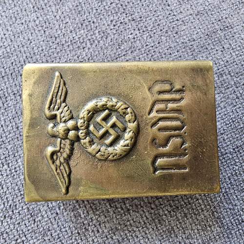 NSDAP brass matchbox holder