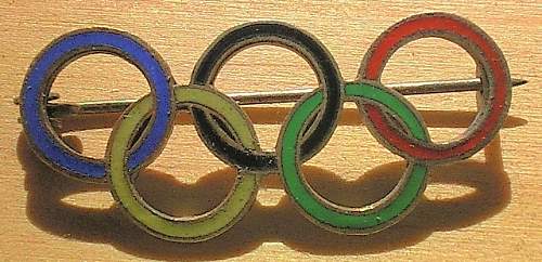 Need help - 1936 Olympics Badge