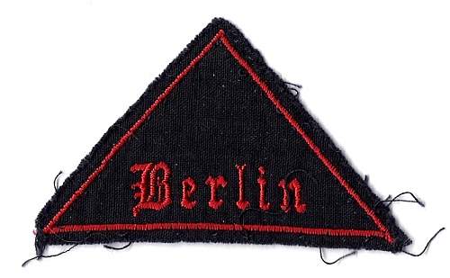 Berlin Railway Patch--Ughh