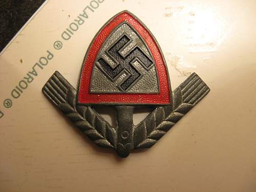 Kvk, RAD badges. Real or Fake? (I think fake)