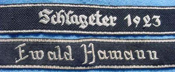 Two Unknown Cuff Titles