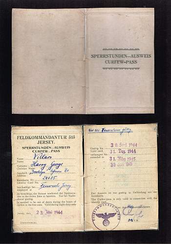 Feuerwehr armband and associated documents... with a difference!!