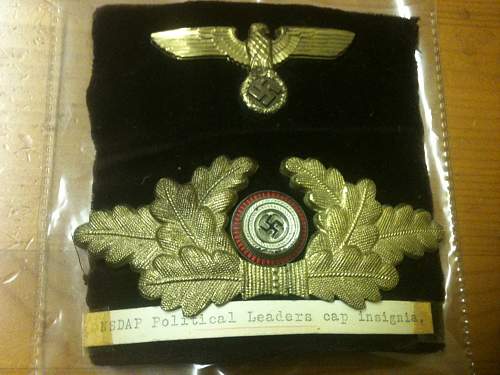 NSDAP Cap badges