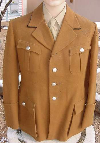 Black piped nsdap tunic. Used by the NSKK.