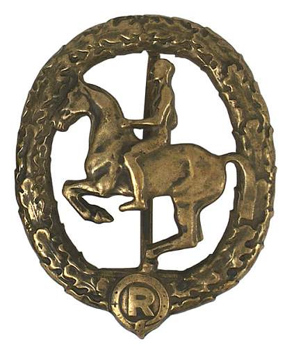 German Horse Riding Badge