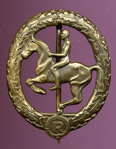 German Horse Riding Badge