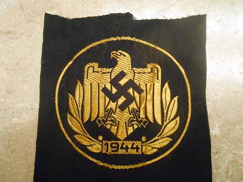 40 Year old reproduction insignia