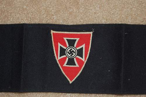 Medic and Vetrans League armbands