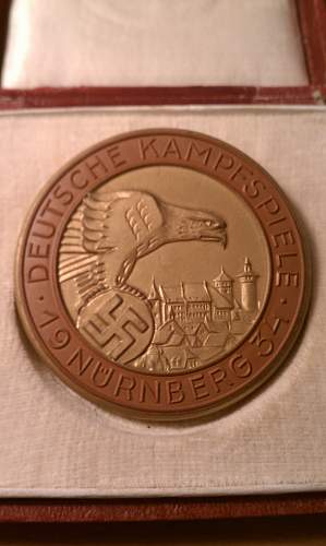 1934 Nurnberg Rally Award?