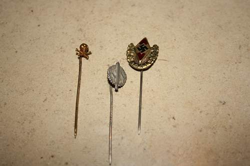 Various stickpins