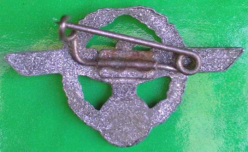 Wehrmacht civilian employee pin - is this a typical variant?