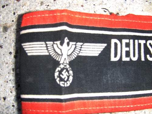 Deutscher Volkssturm Wehrmacht Armband Real or Fake