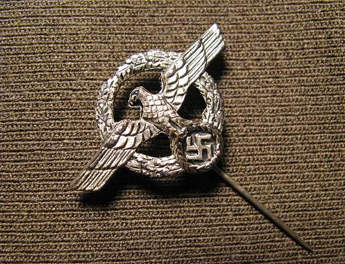 Wehrmacht civilian employee pin - is this a typical variant?