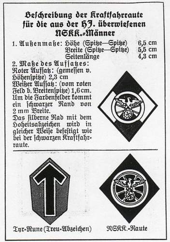 NSKK Driver diamond with label