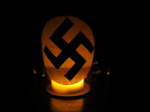 SOS NSDAP candle holders