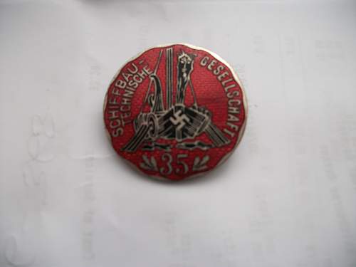Rare STG enamel badge received today