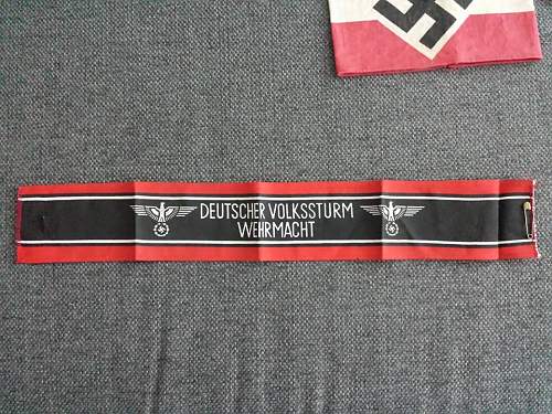 Volkssturm armband. Real or fake? :)