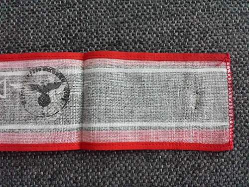 Volkssturm armband. Real or fake? :)