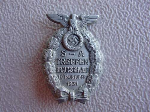 S.A. Treffen Braunschweig 17/18 Oktober 1931