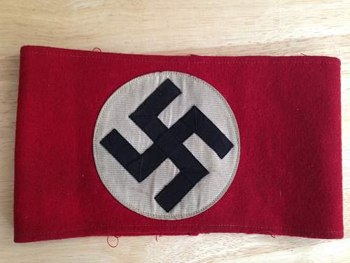 NSDAP Armband - Genuine?