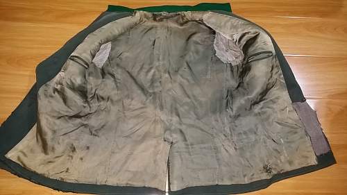 WWII German forest tunic need repair