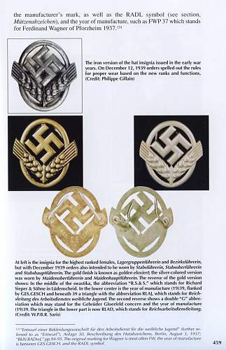 Any members collecting Reichsarbidienst Cap Insignia