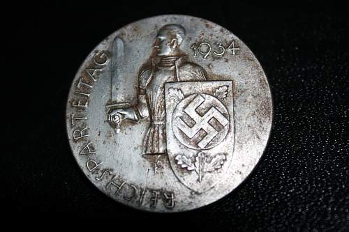 Reichsparteitag 1934 Day Badge