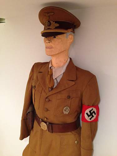 Political leader uniform set