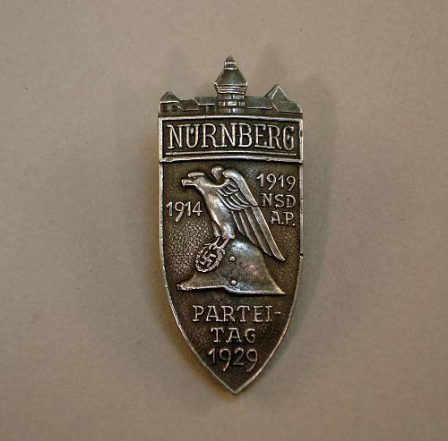 NSDAP Parteitag Day Pin Need Opinions Please